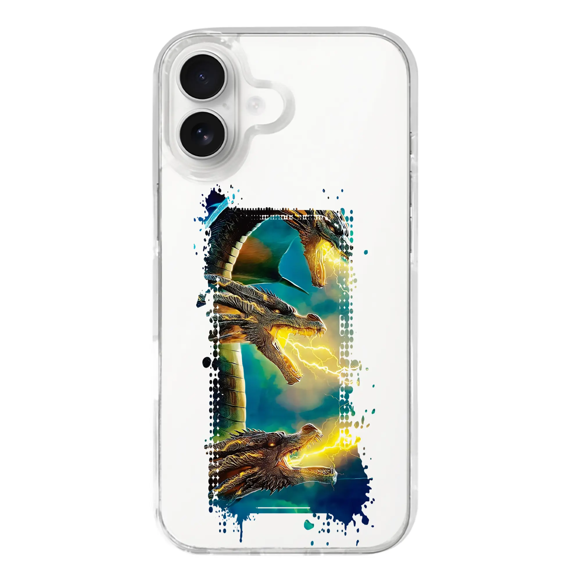 ゴジラ グッズ,キングギドラ - iPhone 17シリーズ 透明スマホケース – 薄型・耐衝撃・精密フィット保護カバー